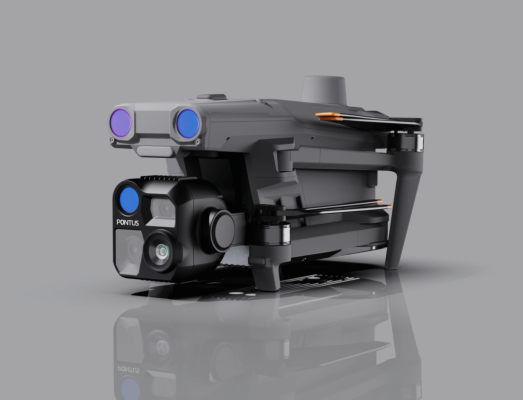 4T Patrol UAV Drone With Thermal Imaging Telephoto and Wide Angle Lenses