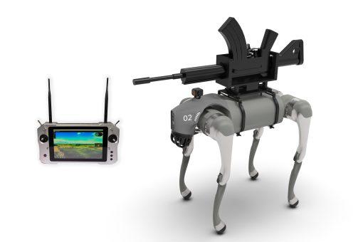 PD95 Industrial Gimbal High Load Carbon Fiber robot dog