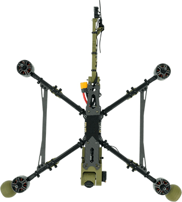 Digital Anti-Aircraft FPV Drone with 10-Inch Propellers and 22km Flight Range