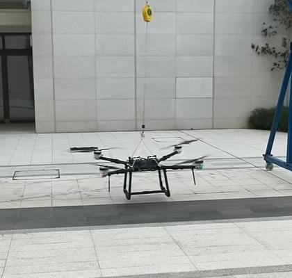 Hydrogen-Powered UAV Lift-Off Test