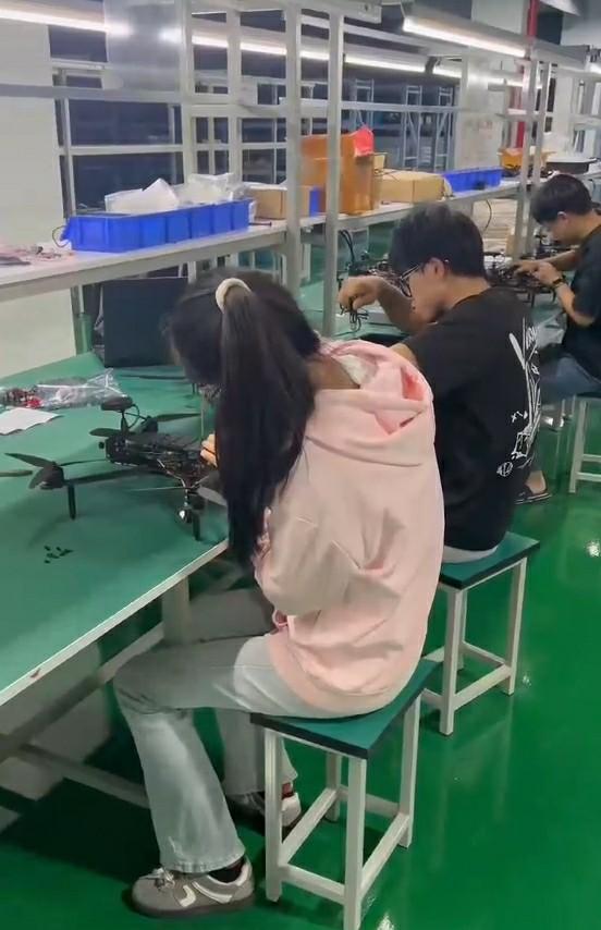 FPV Drone Production and Assembly in Factory