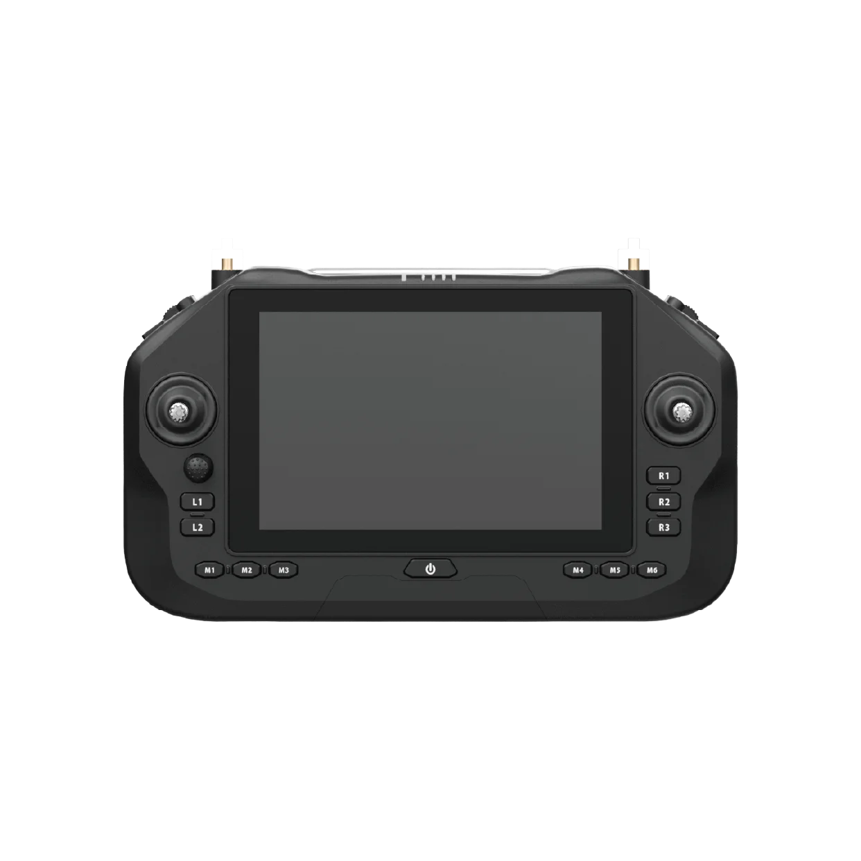 SIYI UniRC 7 Pro package illustration showing the touchscreen, main sticks and physical controls