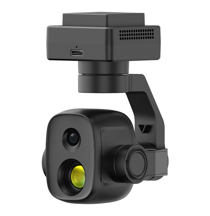 SIYI ZT6 dual sensor camera on a three-axis gimbal