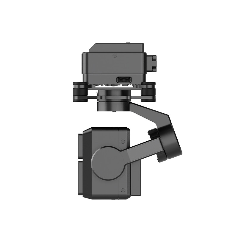 Side view of the Recon Eye-K3T showing the gimbal arm and upper damping assembly