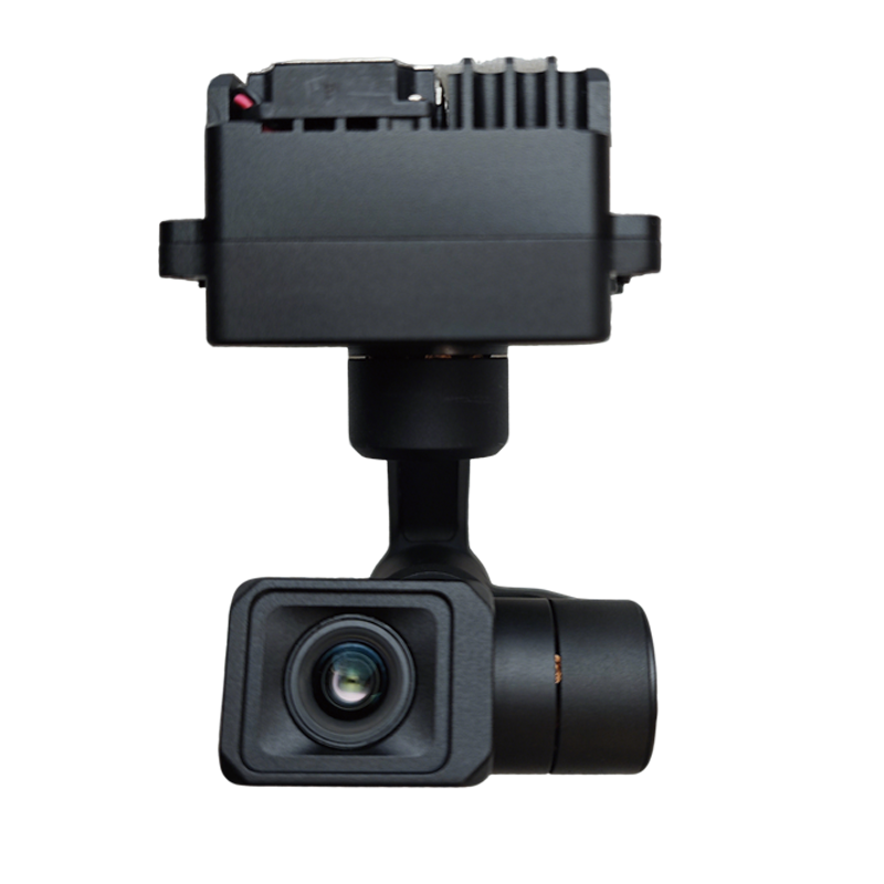 TOPOTEK RS2210 single visible-camera gimbal and integrated transmission housing