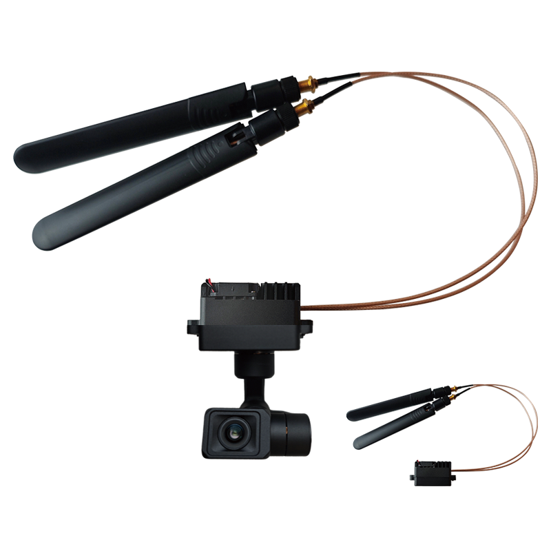 TOPOTEK RS2210 camera system pictured with antennas and a companion ground device