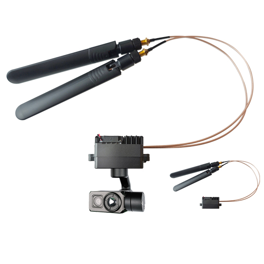 TOPOTEK RS586G609P system illustration with antennas and companion ground equipment