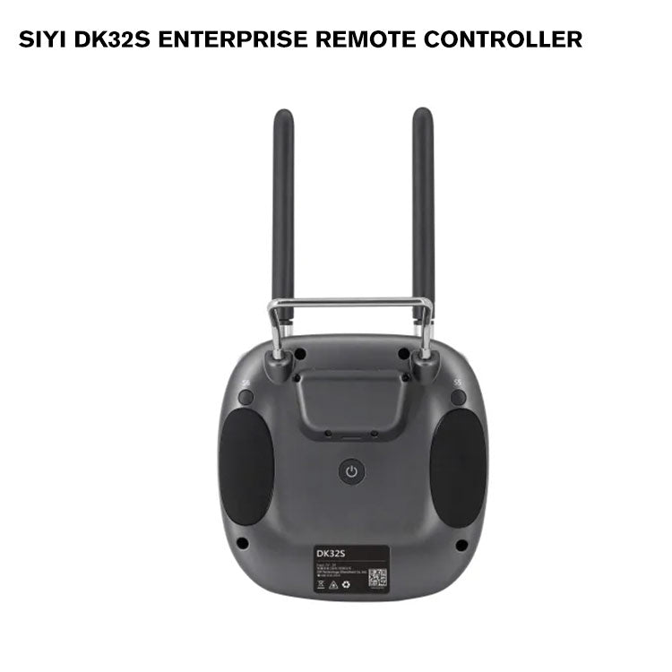 Rear view of SIYI DK32S showing grip pads and model label