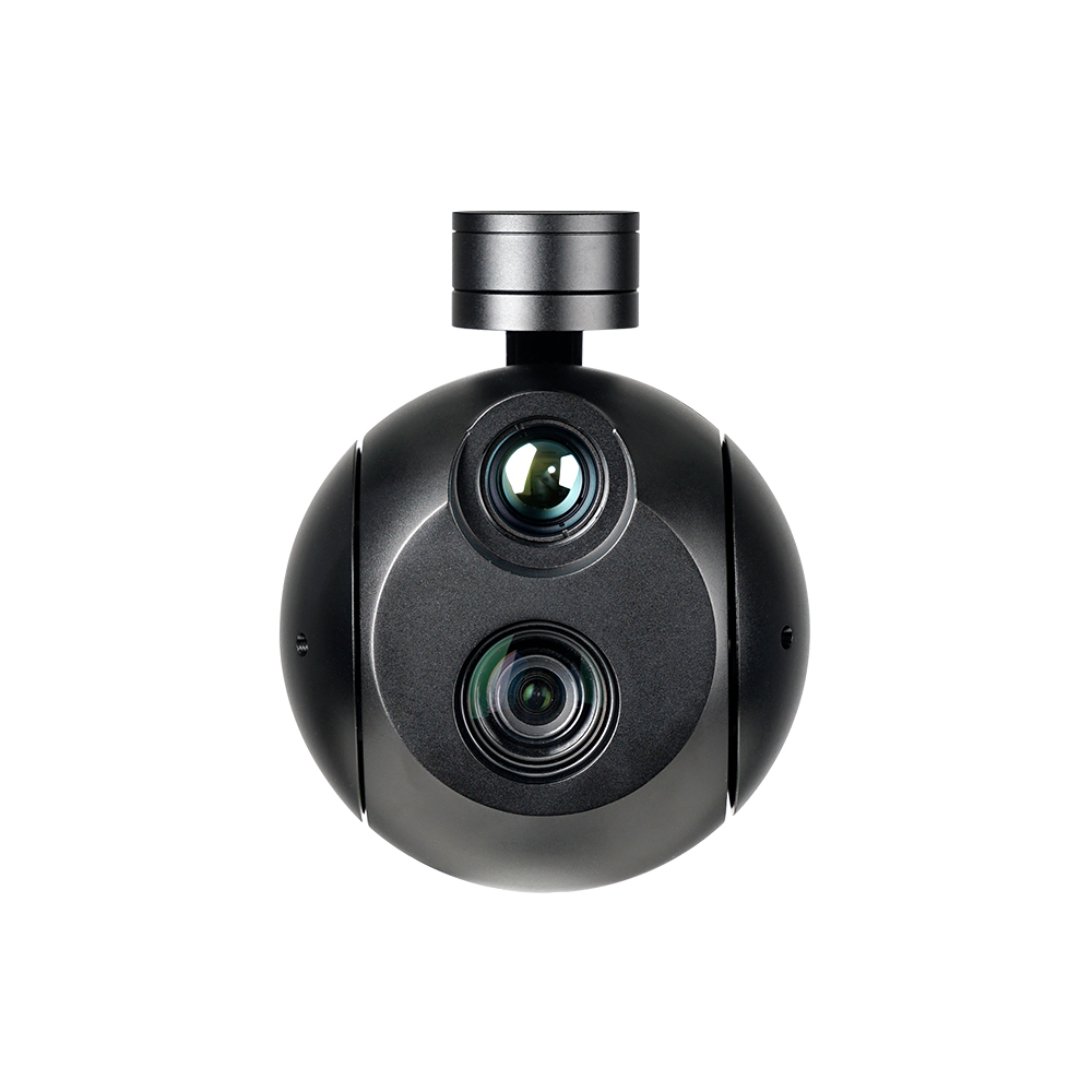 Front view of Viewpro A10T Pro showing its thermal and visible camera apertures
