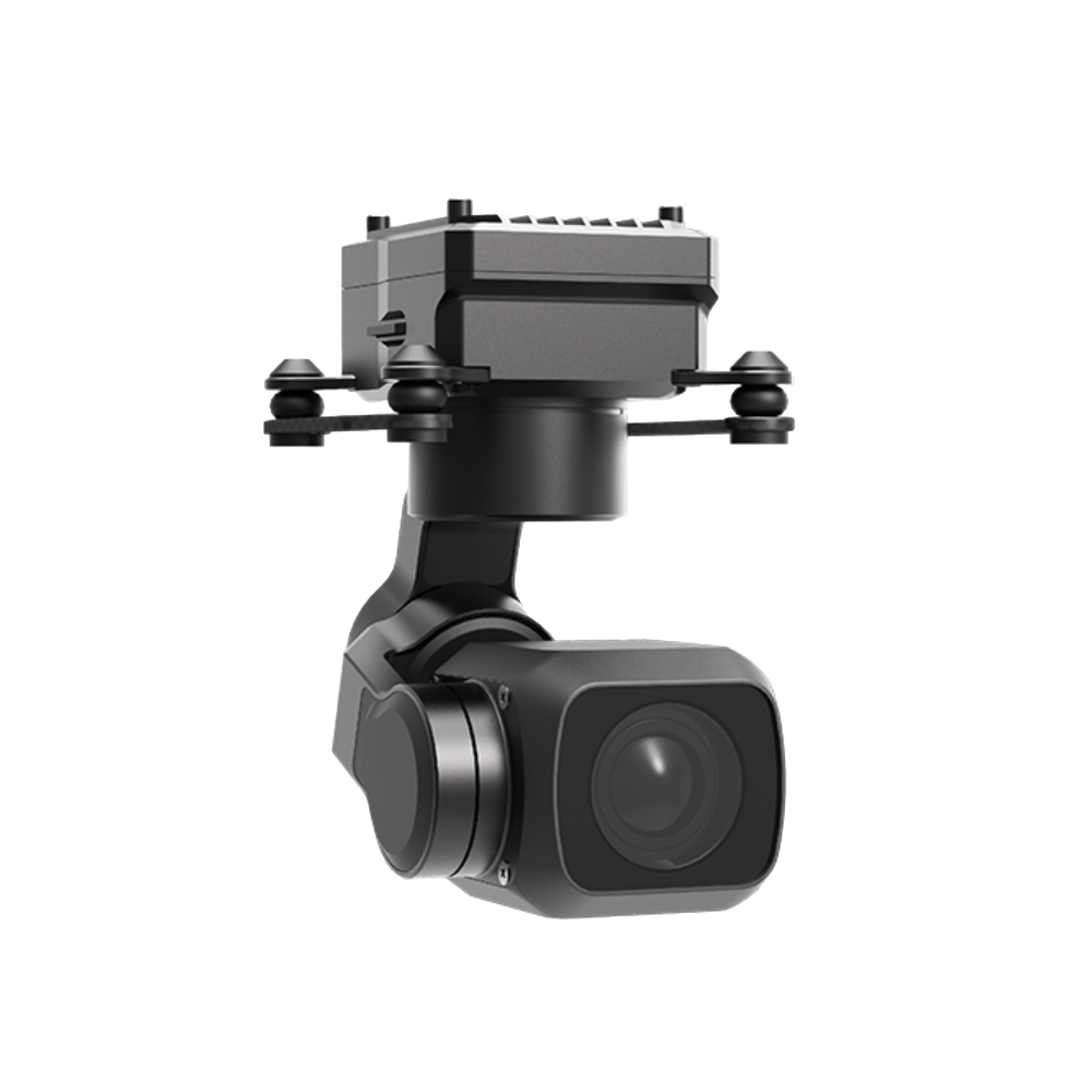 Opposite angled view of YANGDA Recon Eye-X-Pro showing the camera and damping mount
