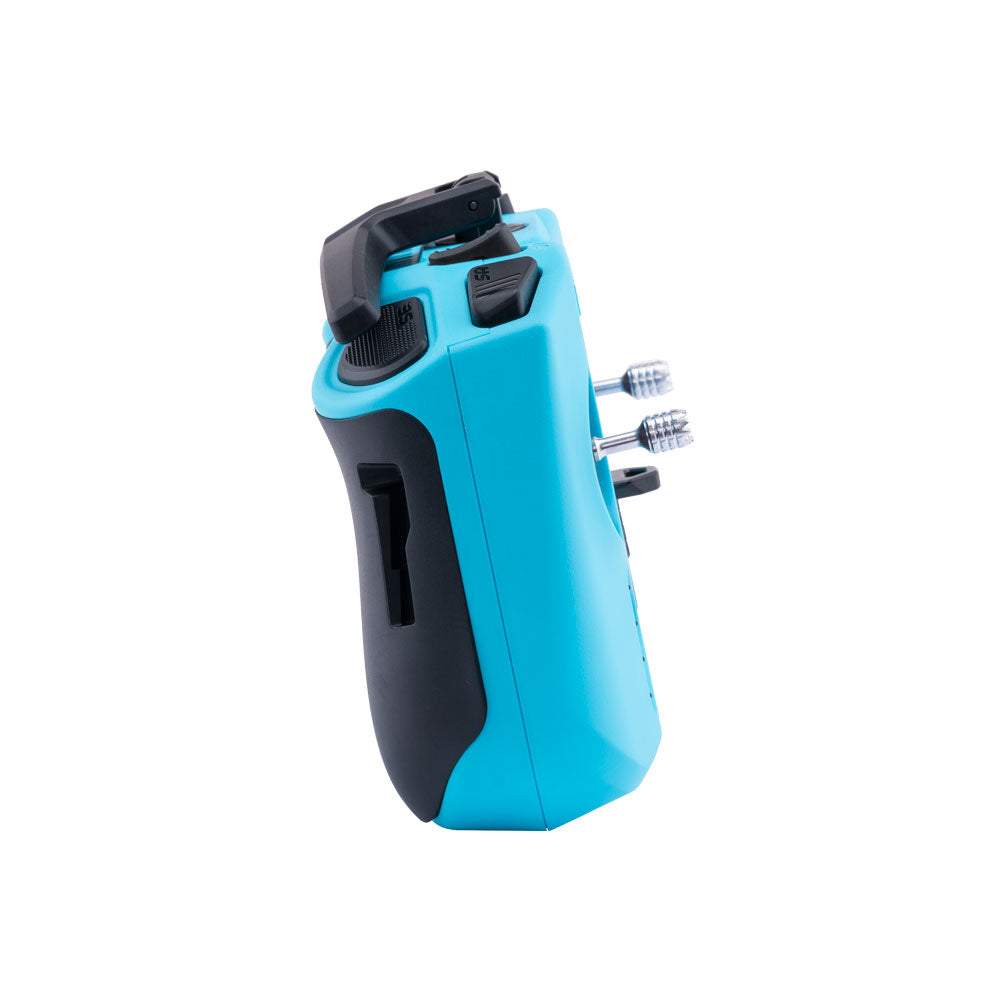 Side view of the RadioMaster Pocket Crush compact radio