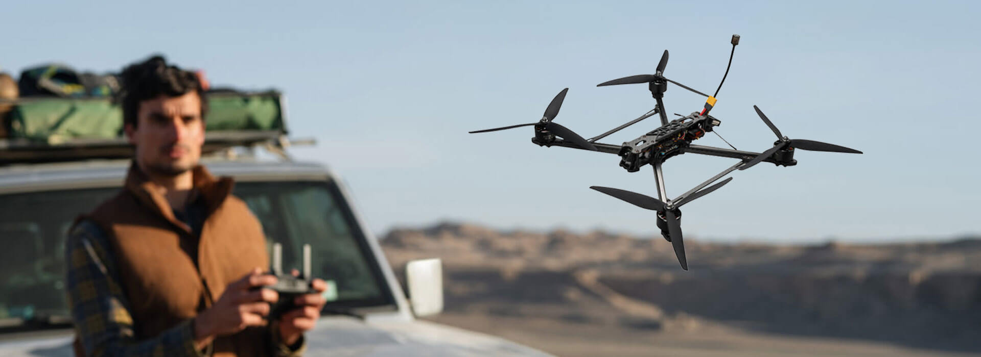 Custom Military FPV Long-Range Combat Drones