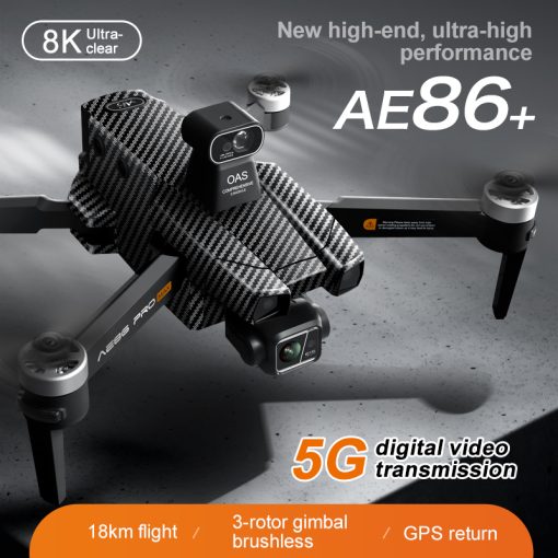 AE86 Pro Max Long Range 4K Drone with Screen Control and Obstacle Avoidance - Image 2