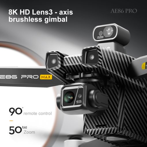 AE86 Pro Max Long Range 4K Drone with Screen Control and Obstacle Avoidance - Image 3