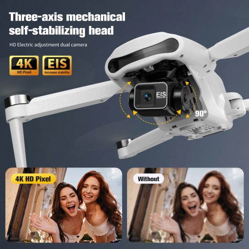 CK17 GPS Drone with LCD Remote and 2K Camera Gimbal - Image 3