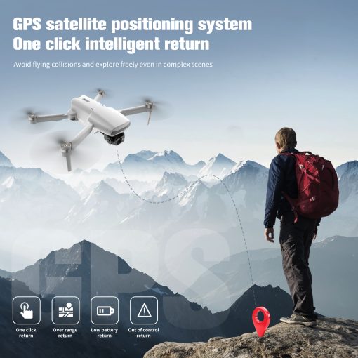 CK17 GPS Drone with LCD Remote and 2K Camera Gimbal - Image 4