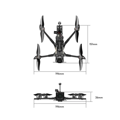 Flywoo Explorer LR 4 O4 Sub250 Micro Long Range FPV Drone - Image 4