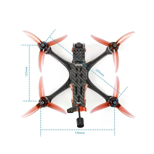 GEPRC Mark5 HD Freestyle 6S 5 BNF with DJI O3 FPV System - Image 8