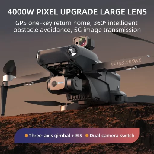 YouDrone KF106 Max Drone 8K 5G WIFI 3-Axis Gimbal - Image 4