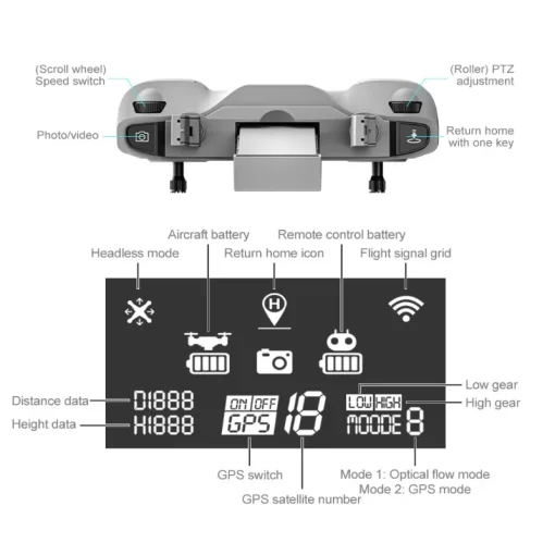 S7S Drone Professional with 6K HD Camera GPS and Long Flight Time - Image 16