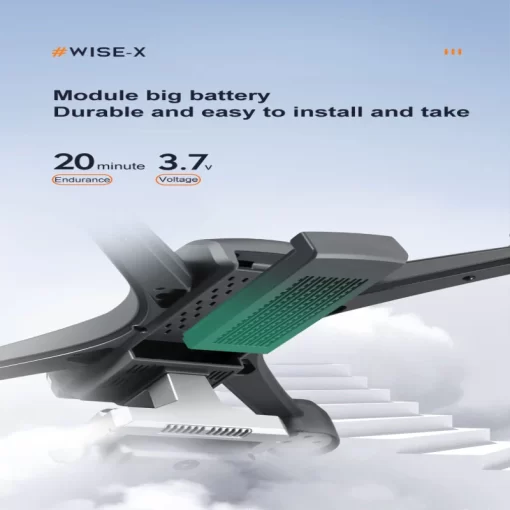 V14 Drone Wide Angle 6K HD Dual Camera Lightweight Stable FPV Quadcopter - Image 7