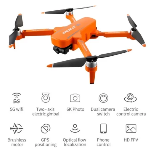X17 6K Dual Camera Drone with Stable 2 Axis Gimbal and GPS - Image 2