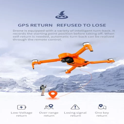 X17 6K Dual Camera Drone with Stable 2 Axis Gimbal and GPS - Image 6