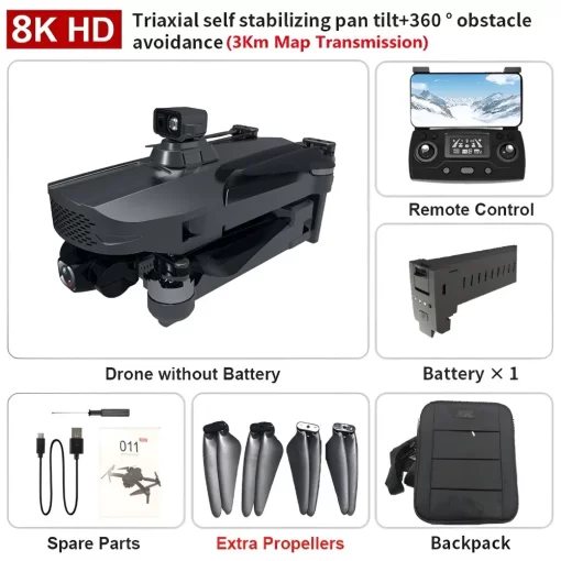 011 Max GPS Drone 8K Camera with Gimbal and Obstacle Avoidance - Image 7