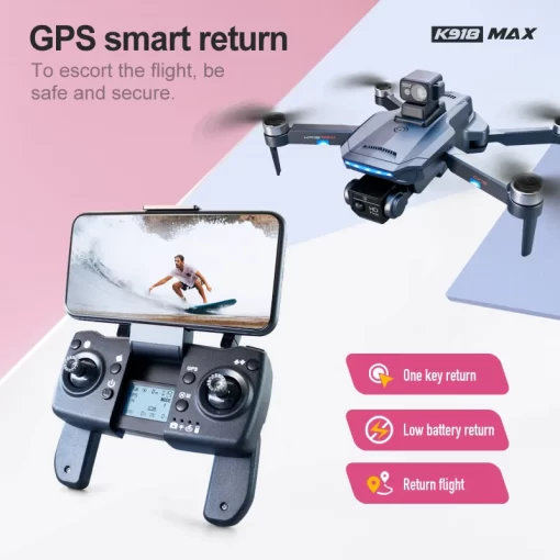 K918 MAX GPS Drone 8K Ultra HD Camera with 1.2KM FPV Range - Image 5